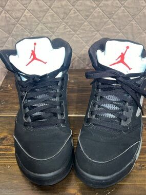 Air Jordan 5 Retro OG 'Black Metallic' (2016), featuring style code 845035-0